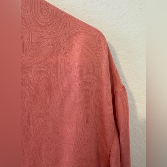 Vintage Victorias Secret Gold Label Silk Pajama Top Sleepwear Size Large *read - Picture 3 of 10